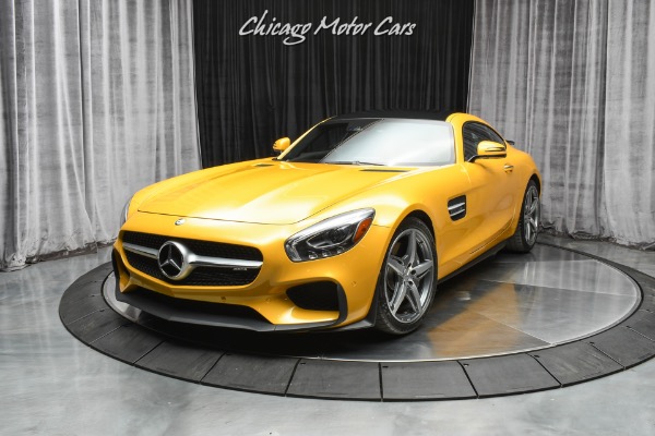 Used 2017 Mercedes-Benz AMG GT Coupe Original MSRP $137k+ Loaded AMG Solarbeam Yellow! Performance Exhaust for sale Sold at Chicago Motor Cars in West Chicago IL 60185 2