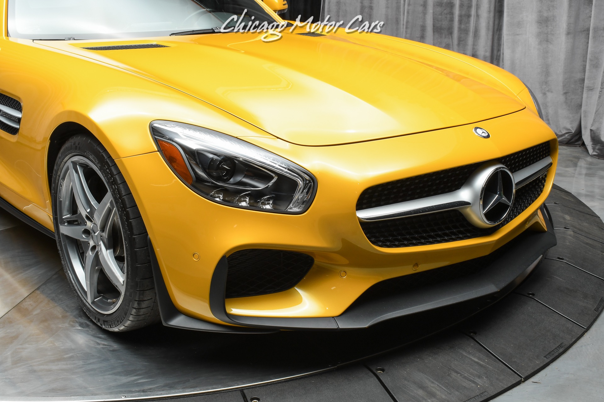 Used-2017-Mercedes-Benz-AMG-GT-Coupe-Original-MSRP-137k-Loaded-AMG-Solarbeam-Yellow-Performance-Exhaust