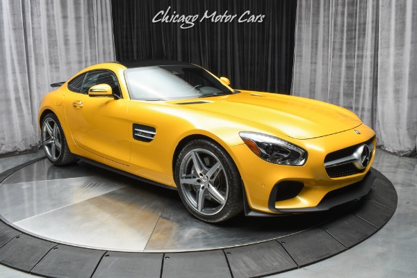 Used 2017 Mercedes-Benz AMG GT Coupe Original MSRP $137k+ Loaded AMG Solarbeam Yellow! Performance Exhaust for sale Sold at Chicago Motor Cars in West Chicago IL 60185 6