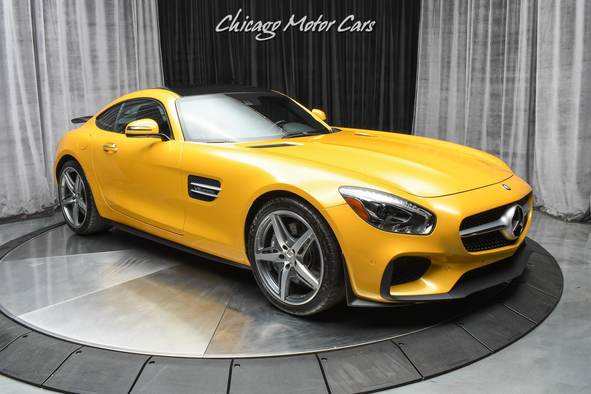 Used-2017-Mercedes-Benz-AMG-GT-Coupe-Original-MSRP-137k-Loaded-AMG-Solarbeam-Yellow-Performance-Exhaust