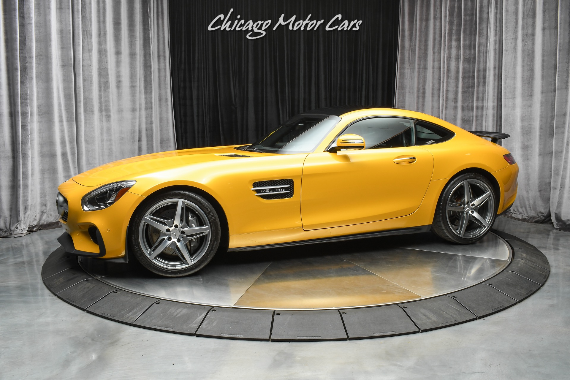 Used 2017 Mercedes-Benz AMG GT Coupe Original MSRP $137k+ Loaded AMG Solarbeam Yellow! Performance Exhaust for sale Sold at Chicago Motor Cars in West Chicago IL 60185 1