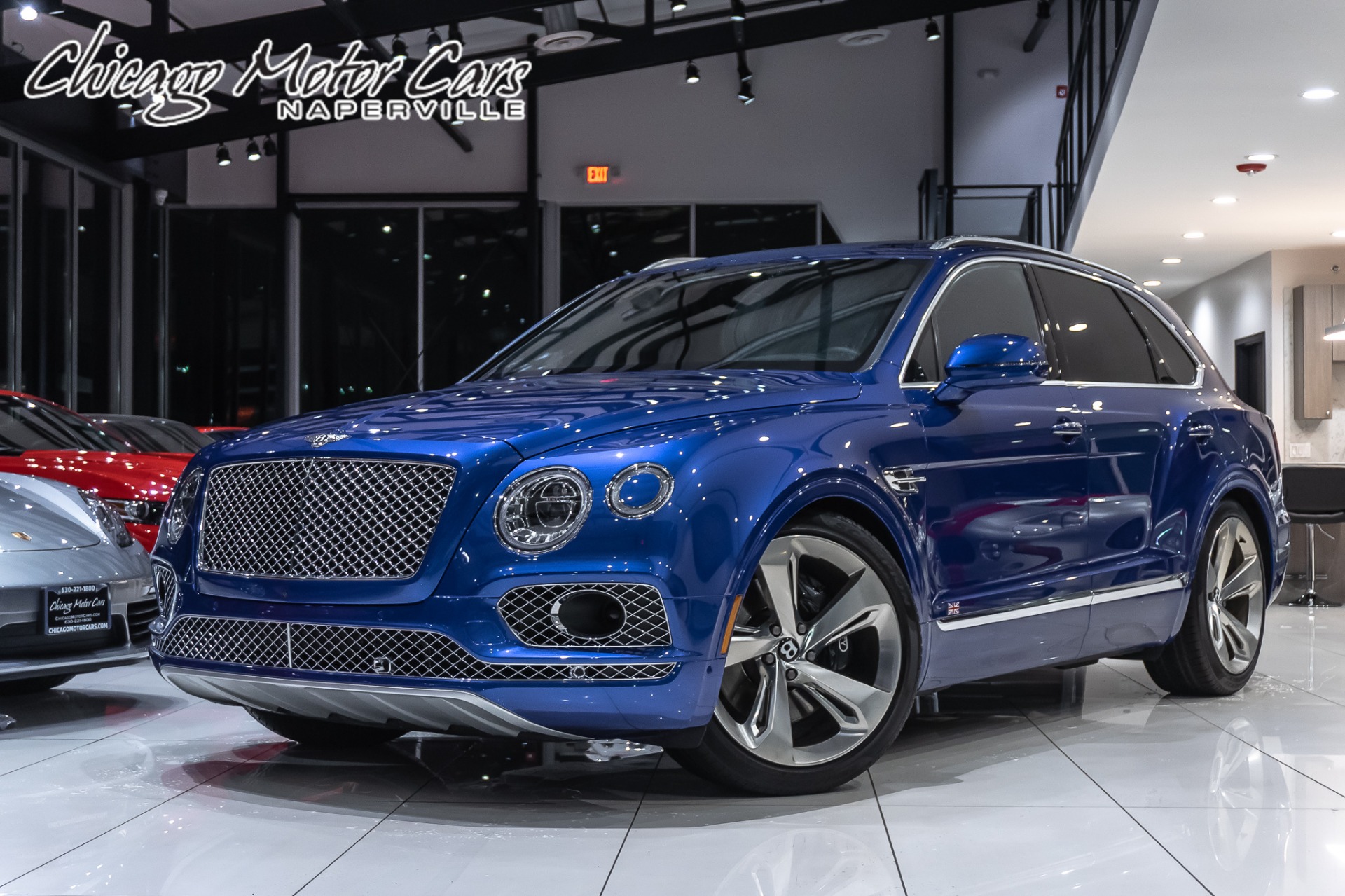Used 2017 Bentley Bentayga W12 SUV 22 INCH 5-SPOKE WHEELS! PICNIC TABLES! $269,065 MSRP for sale Sold at Chicago Motor Cars in West Chicago IL 60185 1