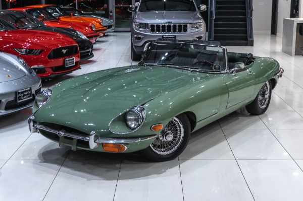 Used 1970 Jaguar XKE Series II Roadster NEW ROOF! RECENT SERVICE! for sale Sold at Chicago Motor Cars in West Chicago IL 60185 4