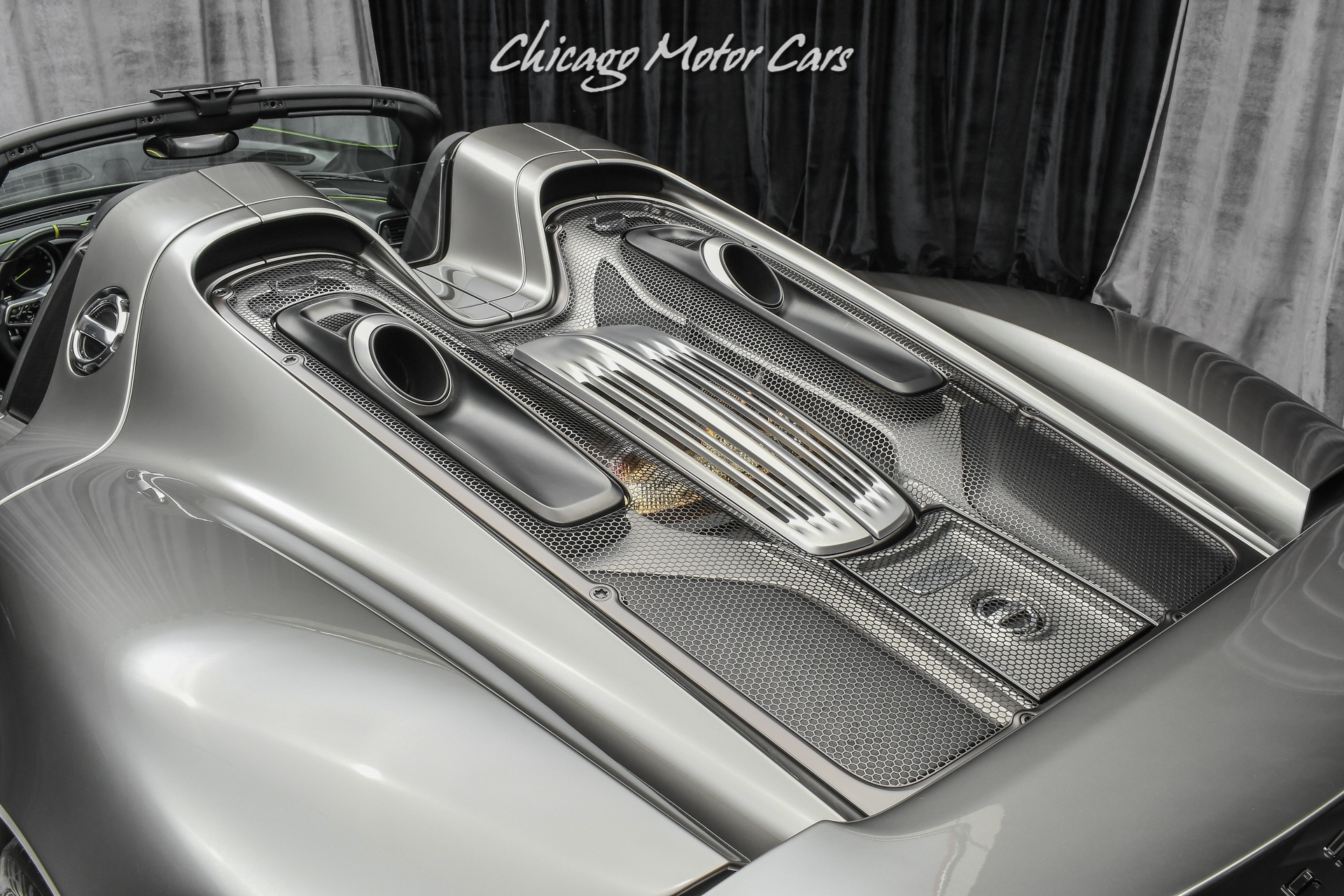 Used-2015-Porsche-918-Spyder-RARE-63k-Liquid-Metal-Silver-Paint-11-HRE-Black-Wheels-Serviced