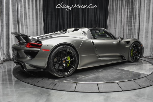 Used 2015 Porsche 918 Spyder RARE $63k Liquid Metal Silver Paint! 1/1 HRE Black Wheels! Serviced! for sale Sold at Chicago Motor Cars in West Chicago IL 60185 5