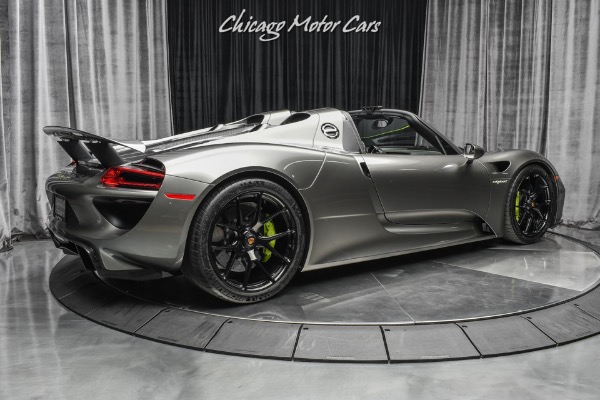 Used-2015-Porsche-918-Spyder-RARE-63k-Liquid-Metal-Silver-Paint-11-HRE-Black-Wheels-Serviced