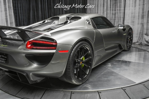 Used-2015-Porsche-918-Spyder-RARE-63k-Liquid-Metal-Silver-Paint-11-HRE-Black-Wheels-Serviced