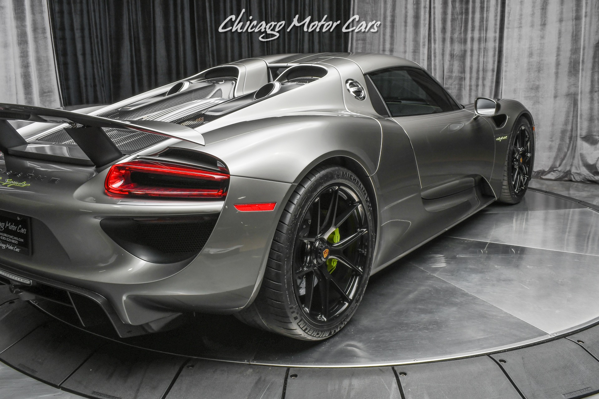 Used 2015 Porsche 918 Spyder RARE $63k Liquid Metal Silver Paint! 1/1