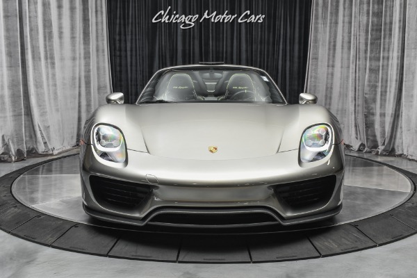 Used-2015-Porsche-918-Spyder-RARE-63k-Liquid-Metal-Silver-Paint-11-HRE-Black-Wheels-Serviced