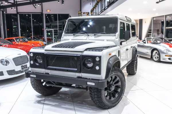 Used-1992-LAND-ROVER-DEFENDER-110-Locking-Center-Differential-Dual-Range-Transfer-Case-Sawtooth-Wheels