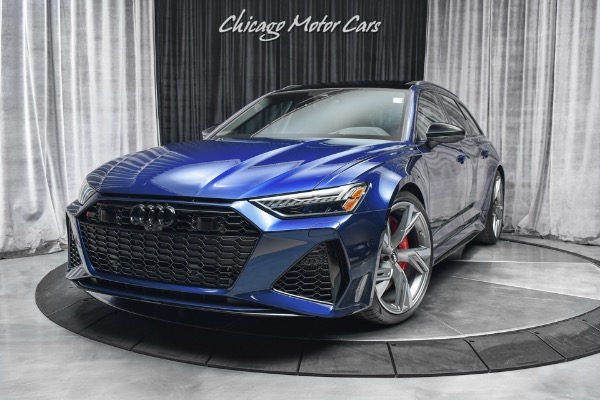 Used 2021 Audi RS6 4.0T quattro Avant SOLD OUT PRODUCTION! ONLY 229 MILES! LOADED! for sale Sold at Chicago Motor Cars in West Chicago IL 60185 2