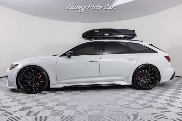 Used 2021 Audi RS6 4.0T Quattro Avant Hatchback DME Stage 2! FULL SATIN PPF! VOSSEN WHEELS!! for sale Sold at Chicago Motor Cars in West Chicago IL 60185 2