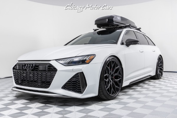 Used 2021 Audi RS6 4.0T Quattro Avant Hatchback DME Stage 2! FULL SATIN PPF! VOSSEN WHEELS!! for sale Sold at Chicago Motor Cars in West Chicago IL 60185 5