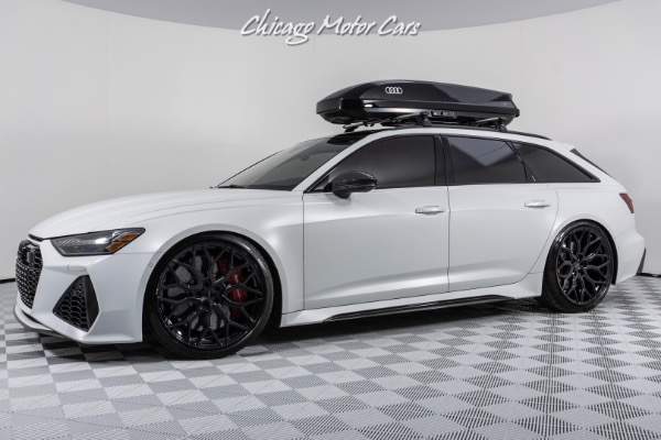 Used 2021 Audi RS6 4.0T Quattro Avant Hatchback DME Stage 2! FULL SATIN PPF! VOSSEN WHEELS!! for sale Sold at Chicago Motor Cars in West Chicago IL 60185 1