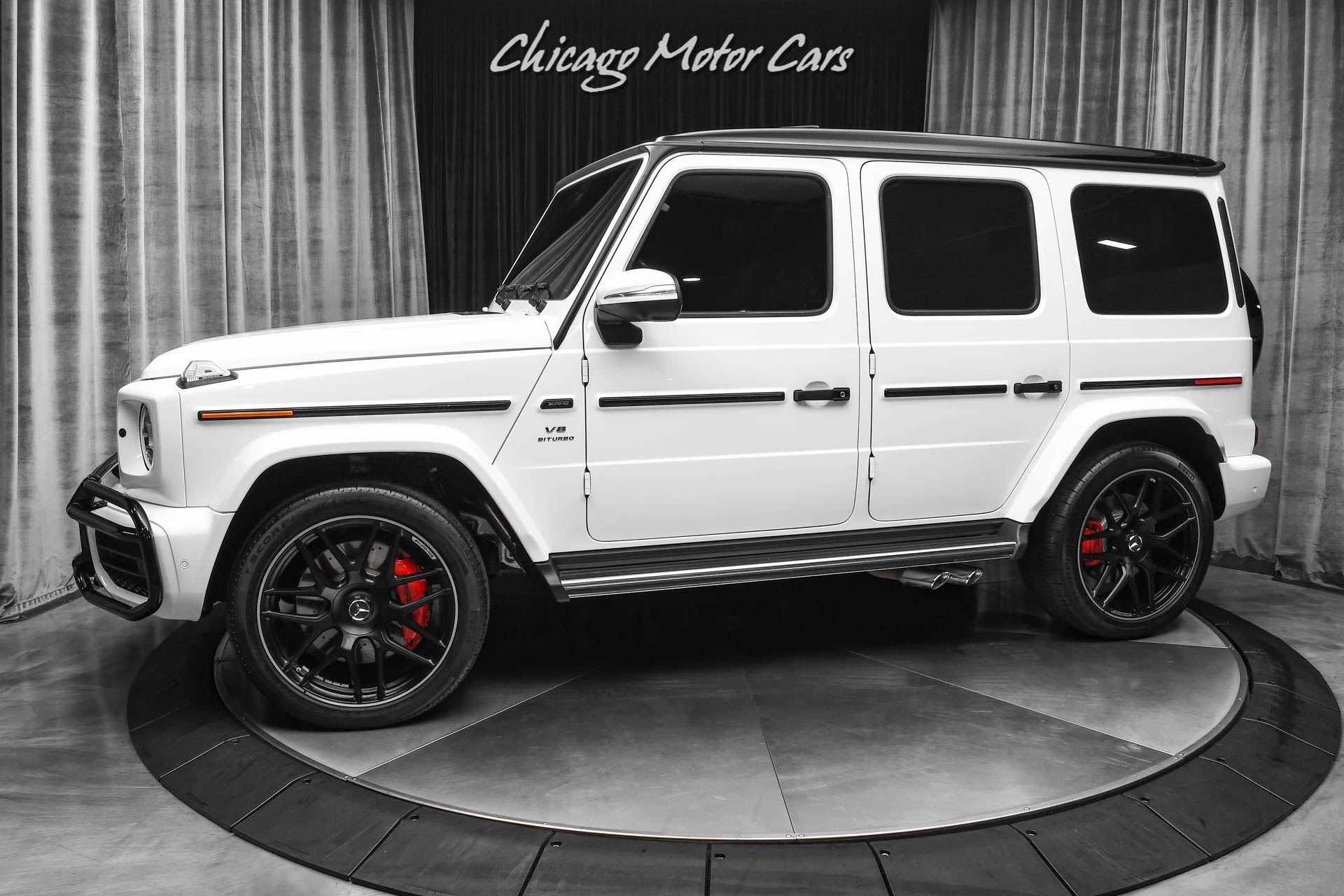 Used 2020 Mercedes-Benz G63 AMG 4 Matic SUV Rear Entertainment Interior Package Plus LOADED Low Miles for sale Sold at Chicago Motor Cars in West Chicago IL 60185 1