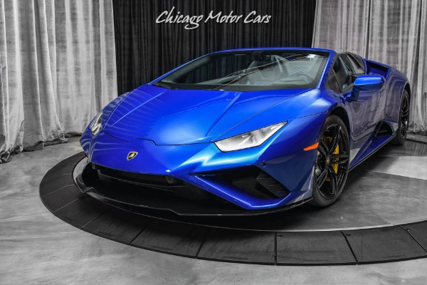 Used-2021-Lamborghini-Huracan-EVO-Spyder-Stunning-Blu-Sideris-Paint-Q-Citura-Stitching