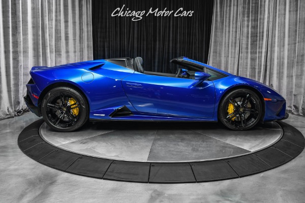 Used-2021-Lamborghini-Huracan-EVO-Spyder-Stunning-Blu-Sideris-Paint-Q-Citura-Stitching