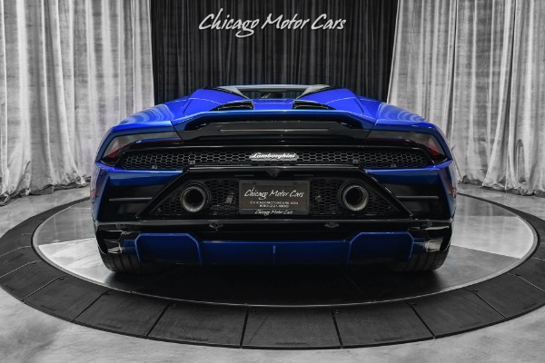 Used 2021 Lamborghini Huracan EVO Spyder Stunning Blu Sideris Paint! Q-Citura Stitching! for sale Sold at Chicago Motor Cars in West Chicago IL 60185 4