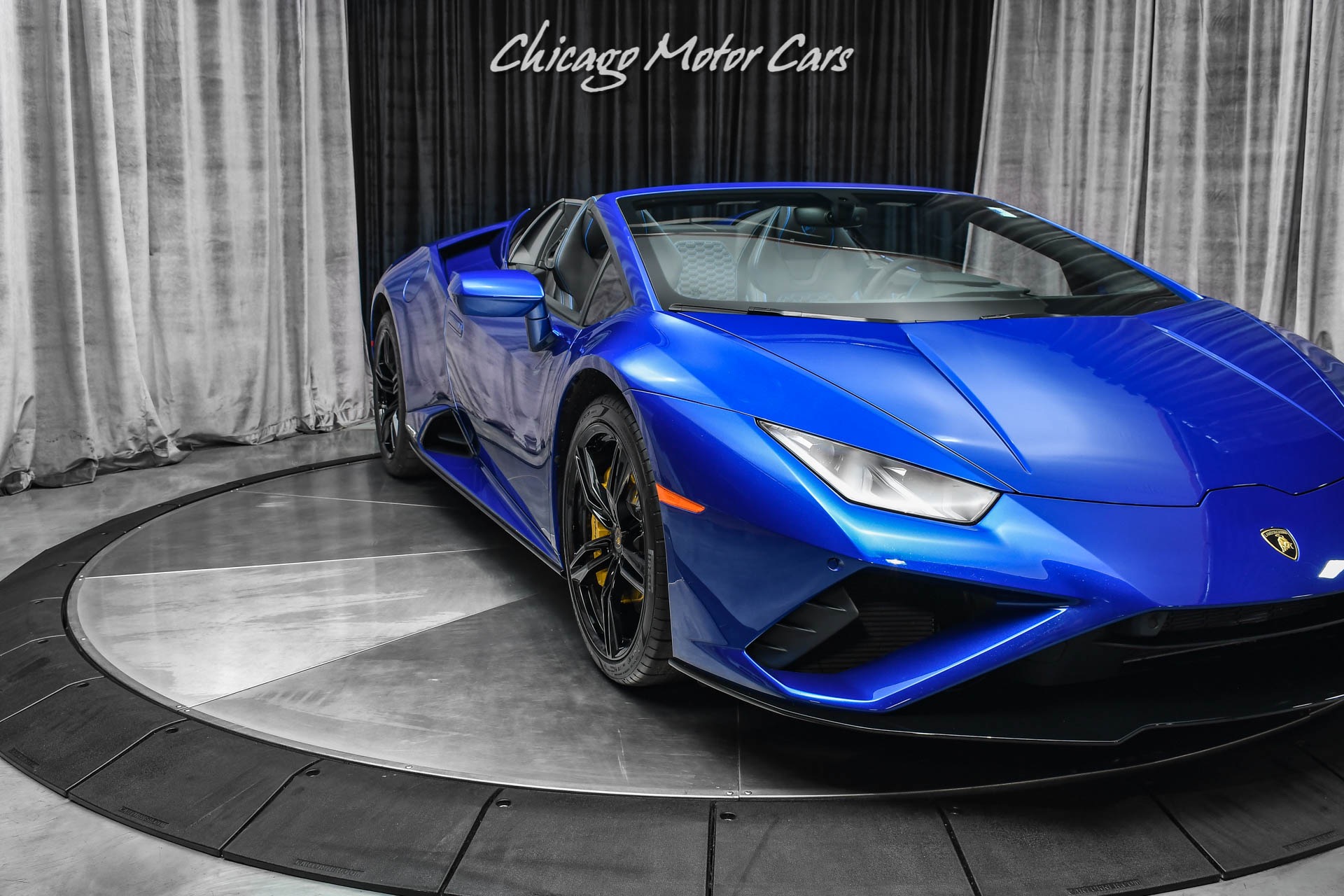 Used-2021-Lamborghini-Huracan-EVO-Spyder-Stunning-Blu-Sideris-Paint-Q-Citura-Stitching