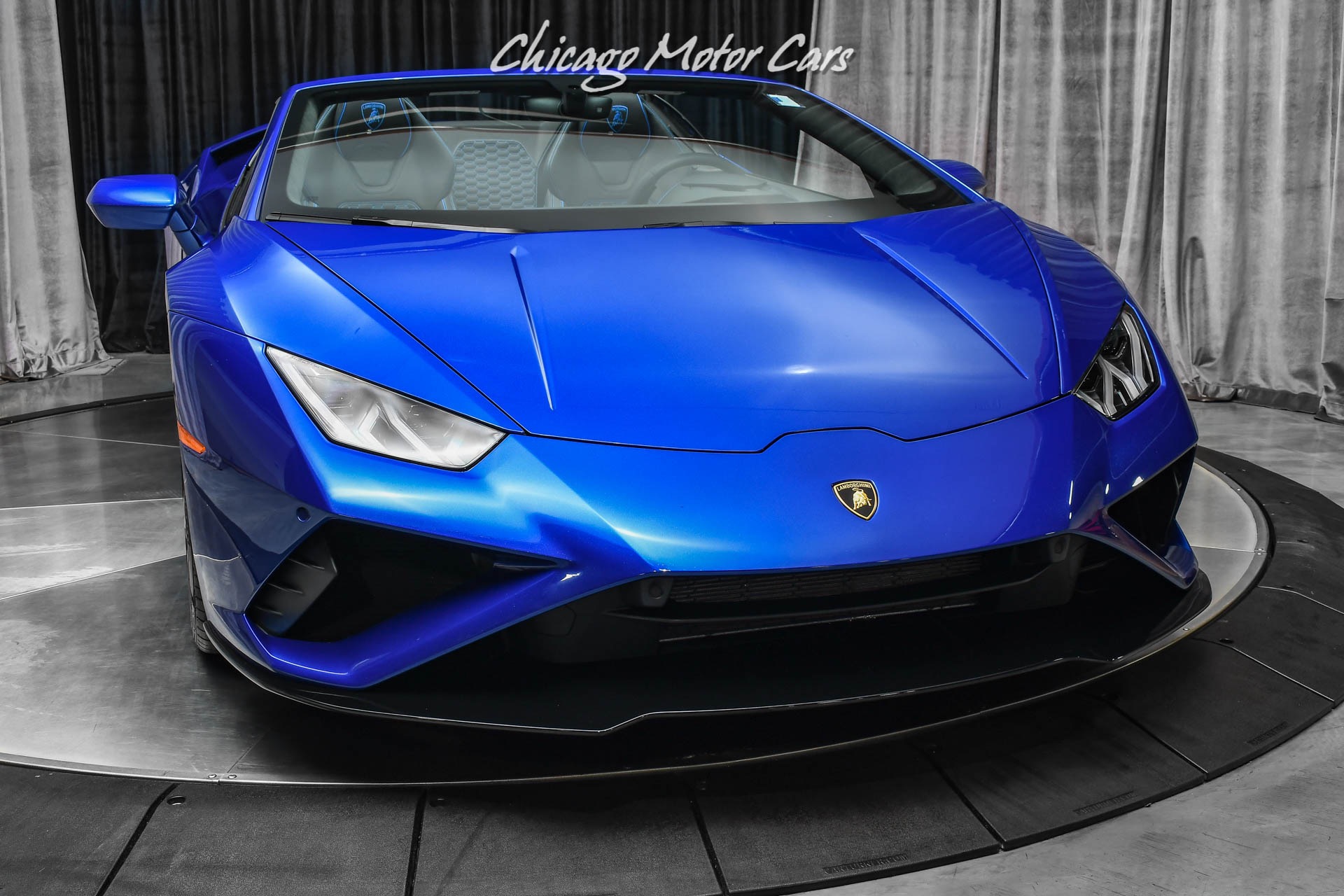 Used-2021-Lamborghini-Huracan-EVO-Spyder-Stunning-Blu-Sideris-Paint-Q-Citura-Stitching