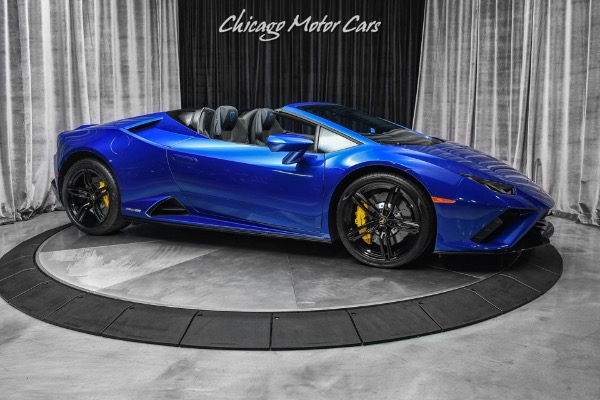 Used-2021-Lamborghini-Huracan-EVO-Spyder-Stunning-Blu-Sideris-Paint-Q-Citura-Stitching