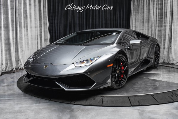 Used 2015 Lamborghini Huracan LP610-4 Coupe Sport Exhaust! Carbon Ceramic Brakes! Lift System! for sale Sold at Chicago Motor Cars in West Chicago IL 60185 2