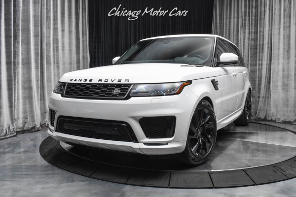 Used 2020 Land Rover Range Rover Sport P525 HSE Dynamic Pearl White LOADED Red Interior HOT for sale Sold at Chicago Motor Cars in West Chicago IL 60185 2