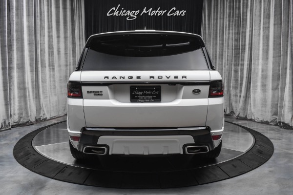Used 2020 Land Rover Range Rover Sport P525 HSE Dynamic Pearl White LOADED Red Interior HOT for sale Sold at Chicago Motor Cars in West Chicago IL 60185 4