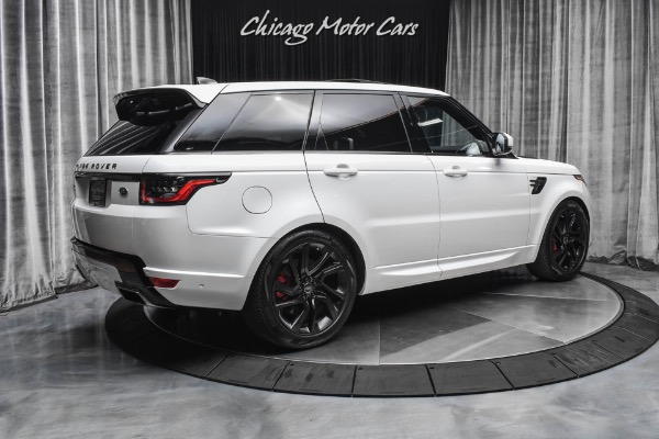 Used 2020 Land Rover Range Rover Sport P525 HSE Dynamic Pearl White LOADED Red Interior HOT for sale Sold at Chicago Motor Cars in West Chicago IL 60185 5