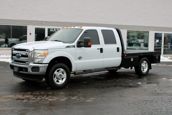 Used 2013 Ford F-350 Super Duty XLT 4x4 Diesel Flat Bed with 5th Wheel for sale Sold at Chicago Motor Cars in West Chicago IL 60185 2