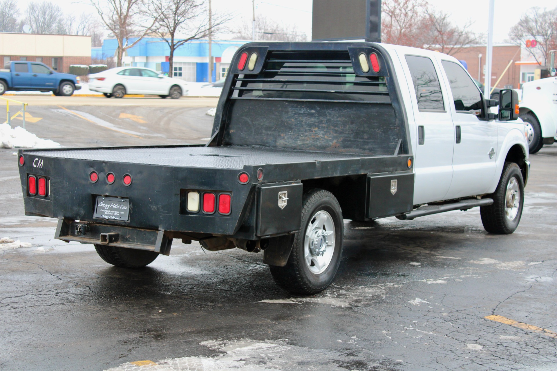 Used-2013-Ford-F-350-Super-Duty-XLT-4x4-Diesel-Flat-Bed-with-5th-Wheel