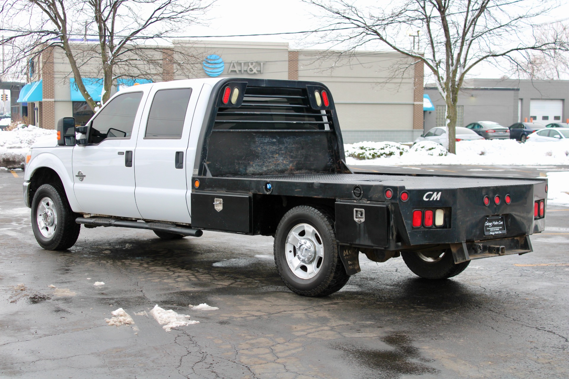 Used-2013-Ford-F-350-Super-Duty-XLT-4x4-Diesel-Flat-Bed-with-5th-Wheel