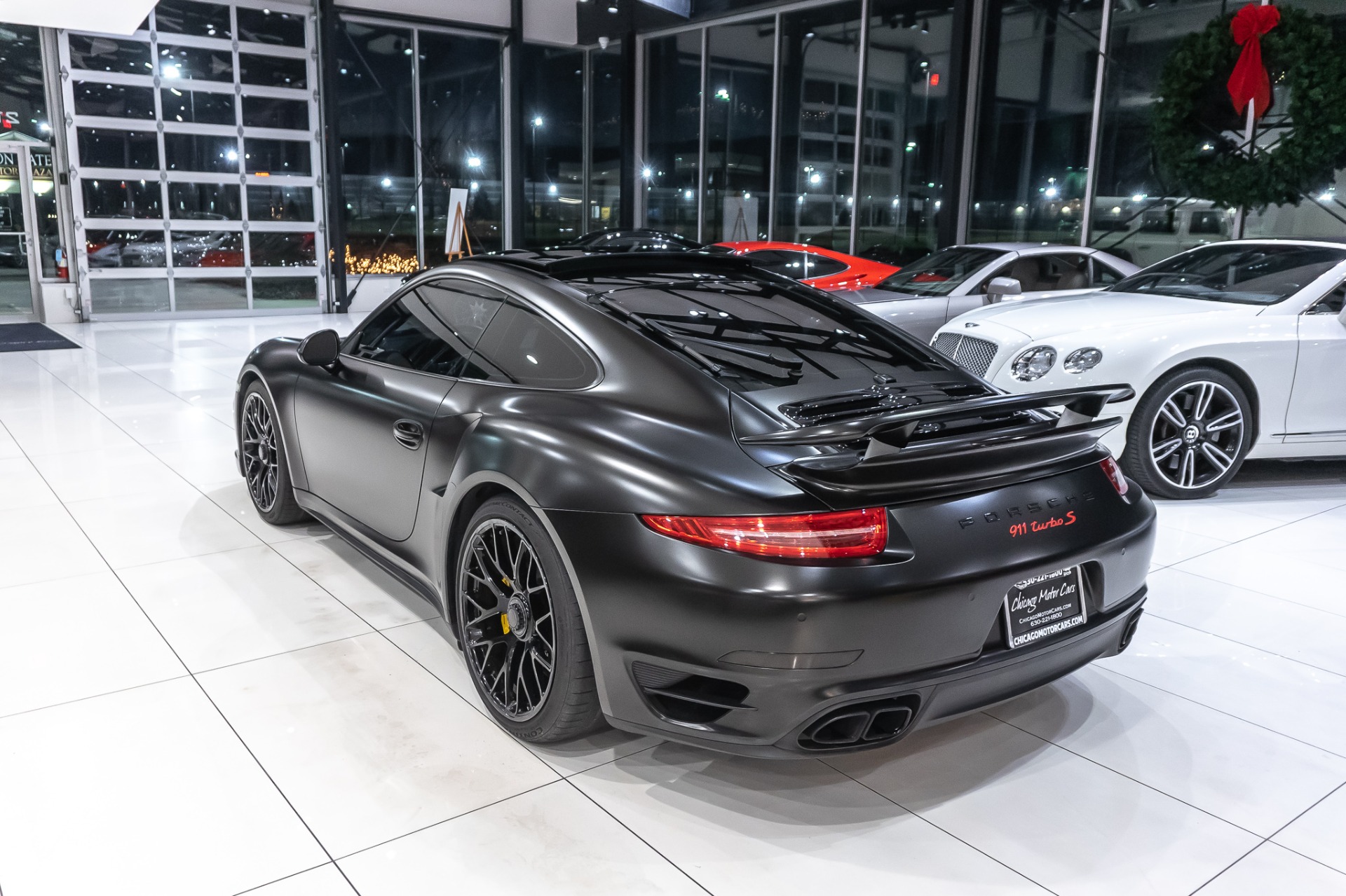 Used-2014-Porsche-911-Turbo-S-Coupe-Cobb-Accesport-Matte-Black-Wrap-189900-MSRP
