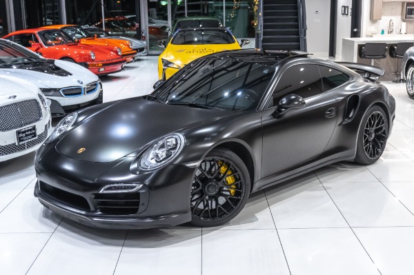 Used 2014 Porsche 911 Turbo S Coupe Cobb Accesport! Matte Black Wrap! $189,900 MSRP! for sale Sold at Chicago Motor Cars in West Chicago IL 60185 3