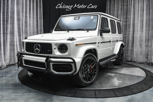 Used 2021 Mercedes-Benz G63 AMG 4 Matic SUV designo Diamond White Metallic G Manufaktur Interior! for sale Sold at Chicago Motor Cars in West Chicago IL 60185 2