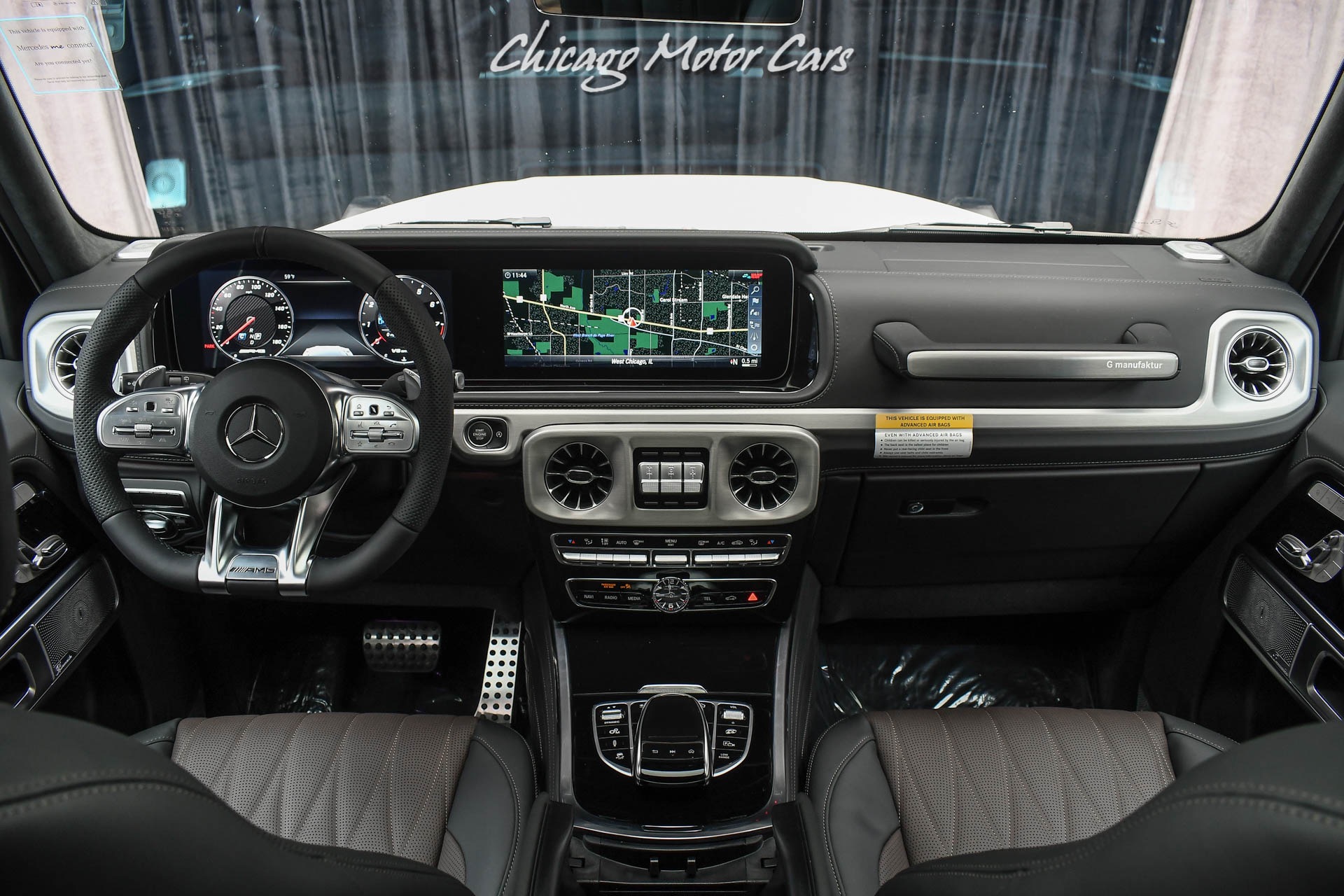 Used-2021-Mercedes-Benz-G63-AMG-4-Matic-SUV-designo-Diamond-White-Metallic-G-Manufaktur-Interior