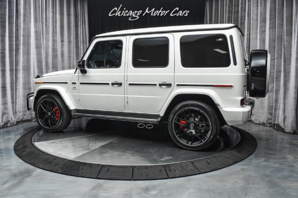 Used 2021 Mercedes-Benz G63 AMG 4 Matic SUV designo Diamond White Metallic G Manufaktur Interior! for sale Sold at Chicago Motor Cars in West Chicago IL 60185 3