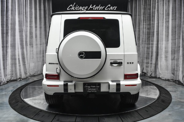 Used 2021 Mercedes-Benz G63 AMG 4 Matic SUV designo Diamond White Metallic G Manufaktur Interior! for sale Sold at Chicago Motor Cars in West Chicago IL 60185 4