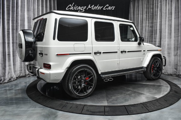 Used 2021 Mercedes-Benz G63 AMG 4 Matic SUV designo Diamond White Metallic G Manufaktur Interior! for sale Sold at Chicago Motor Cars in West Chicago IL 60185 5