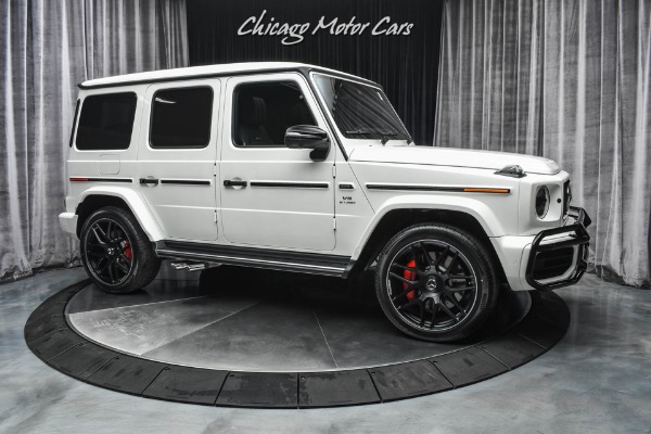 Used 2021 Mercedes-Benz G63 AMG 4 Matic SUV designo Diamond White Metallic G Manufaktur Interior! for sale Sold at Chicago Motor Cars in West Chicago IL 60185 6