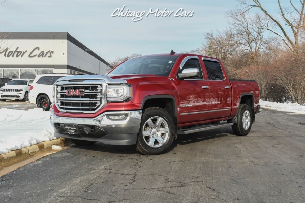 Used 2018 GMC Sierra 1500 SLT Crew Cab 4x4 Pickup LOADED Only 32k Miles for sale Sold at Chicago Motor Cars in West Chicago IL 60185 2