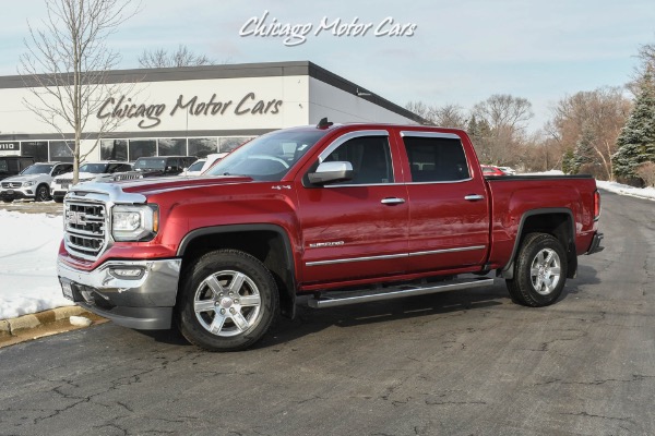 Used 2018 GMC Sierra 1500 SLT Crew Cab 4x4 Pickup LOADED Only 32k Miles for sale Sold at Chicago Motor Cars in West Chicago IL 60185 1