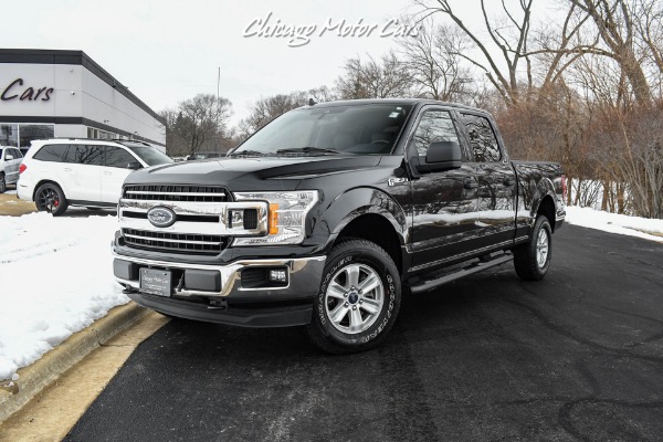 Used 2019 Ford F-150 XLT 4x4 SuperCrew Pickup 5.0L V8 SB Black 21k Miles F150 for sale Sold at Chicago Motor Cars in West Chicago IL 60185 2