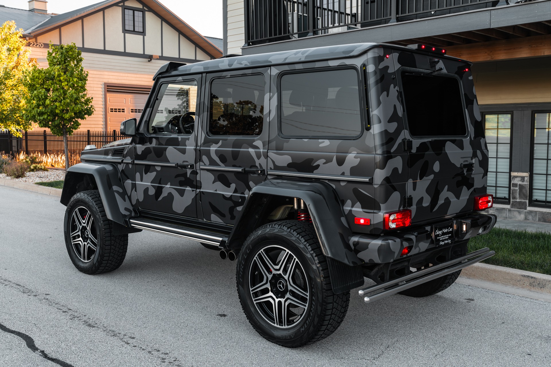 Used-2017-Mercedes-Benz-G550-4x4-Squared-SUV-LOW-Miles-Electric-Beam-Paint-Custom-Camo-Wrap-1-of-300