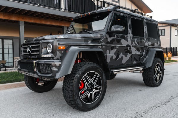 Used-2017-Mercedes-Benz-G550-4x4-Squared-SUV-LOW-Miles-Electric-Beam-Paint-Custom-Camo-Wrap-1-of-300