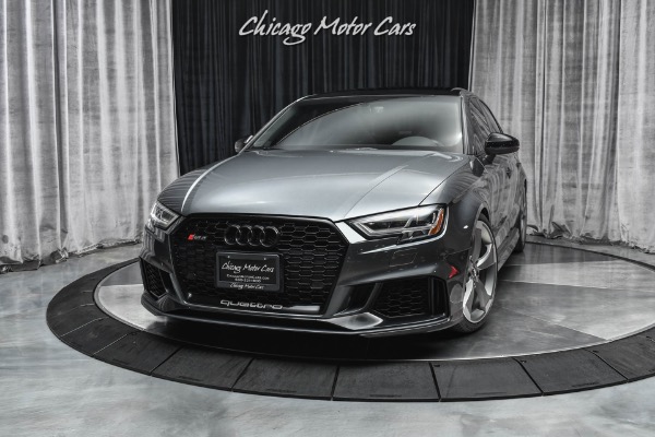 Used 2018 Audi RS 3 2.5T quattro AWD-Tech Package-Black Optics-400 HP! for sale Sold at Chicago Motor Cars in West Chicago IL 60185 2