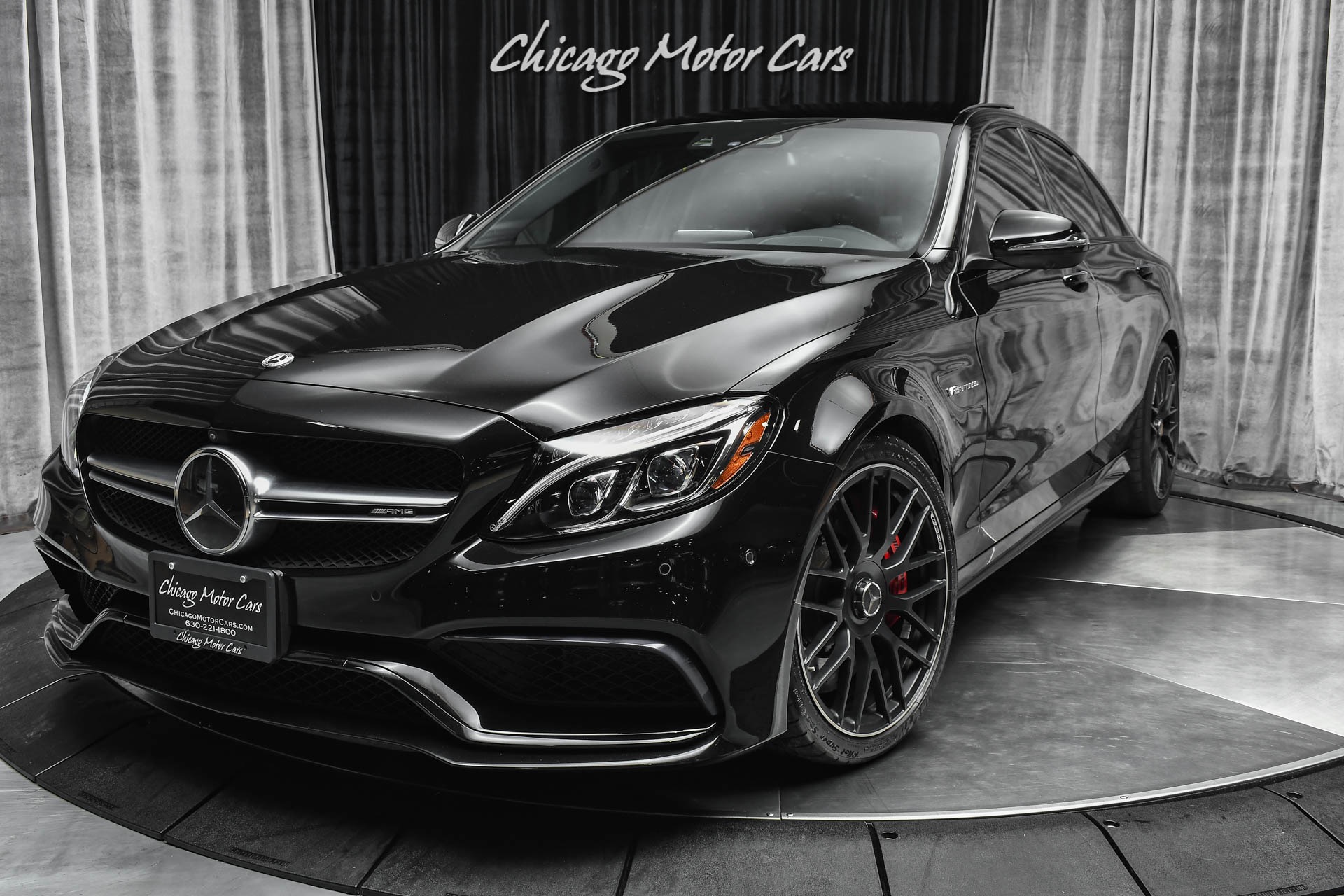 Used-2018-Mercedes-Benz-C63-S-AMG-Performance-Exhaust-Carbon-Fiber-RARE-Triple-Black