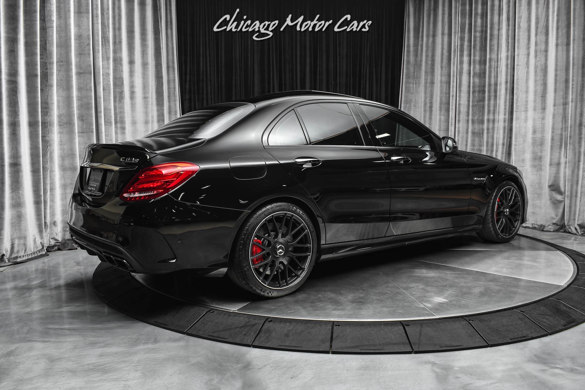 Used-2018-Mercedes-Benz-C63-S-AMG-Performance-Exhaust-Carbon-Fiber-RARE-Triple-Black