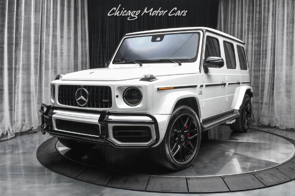 Used 2020 Mercedes-Benz G63 AMG G63 G Manufaktur Interior Package! HOT White on Red! Carbon Fiber! for sale Sold at Chicago Motor Cars in West Chicago IL 60185 2