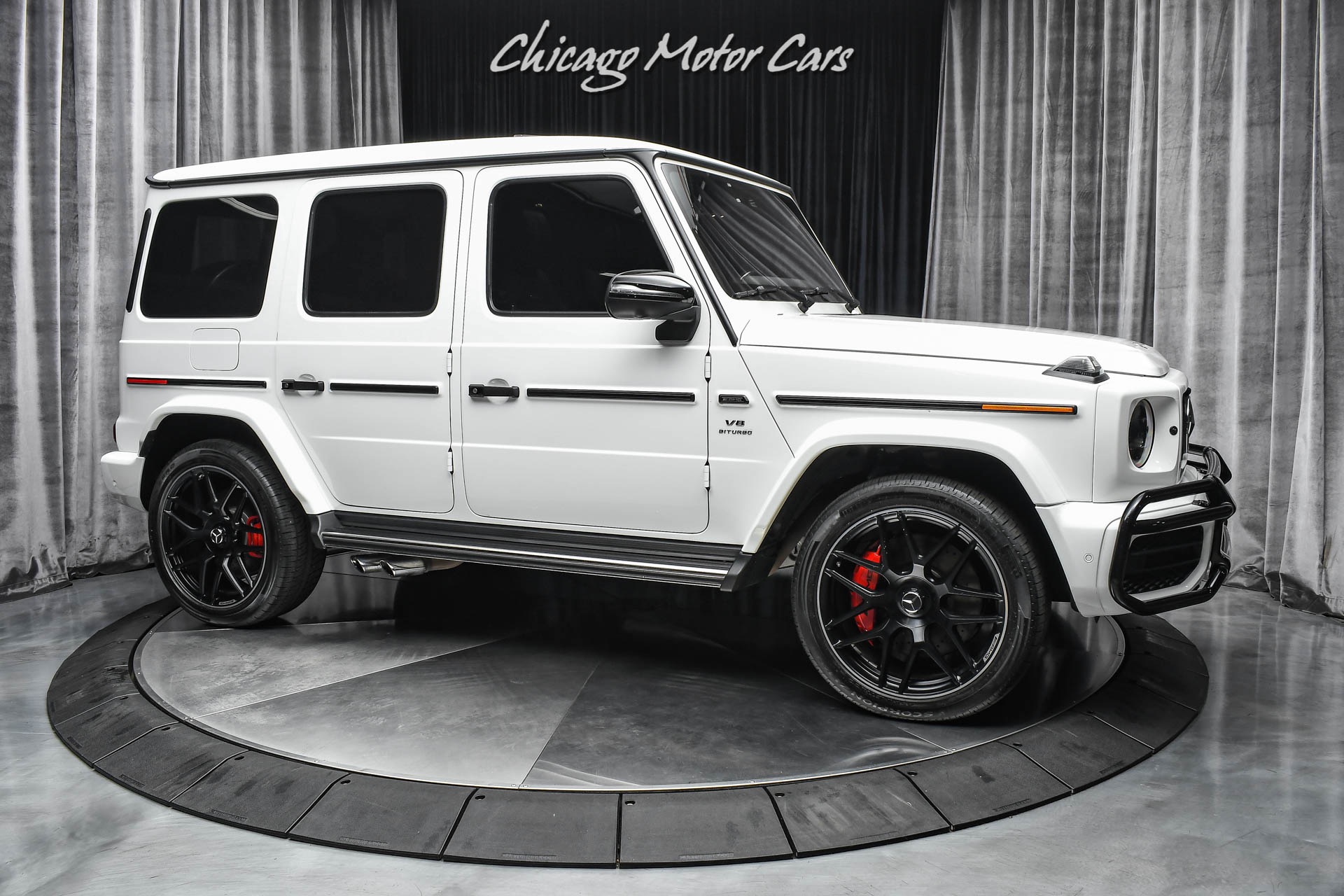 Used Mercedes Benz G63 Amg G63 G Manufaktur Interior Package Hot White On Red Carbon Fiber For Sale Special Pricing Chicago Motor Cars Stock